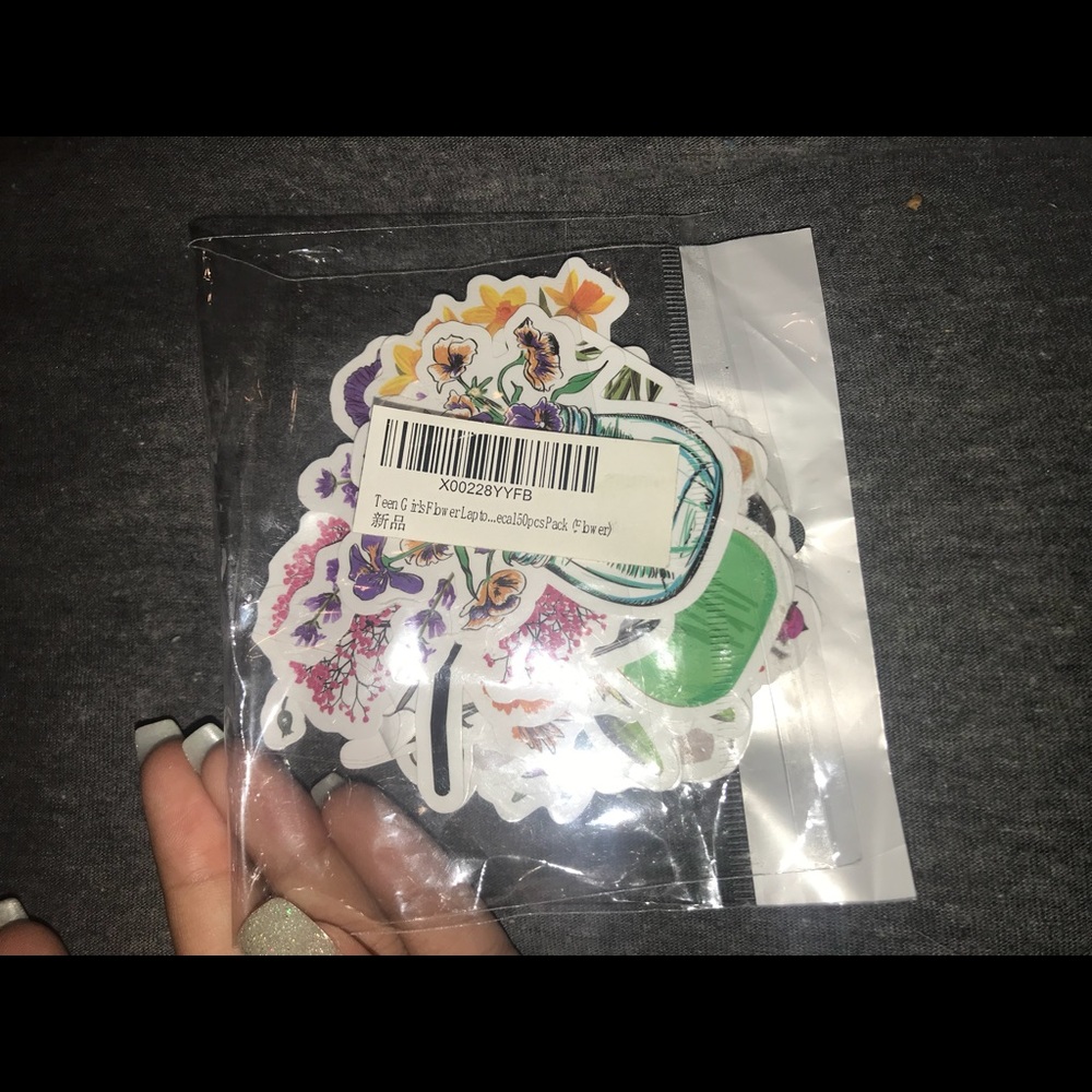 31 pc assorted flowers stickers